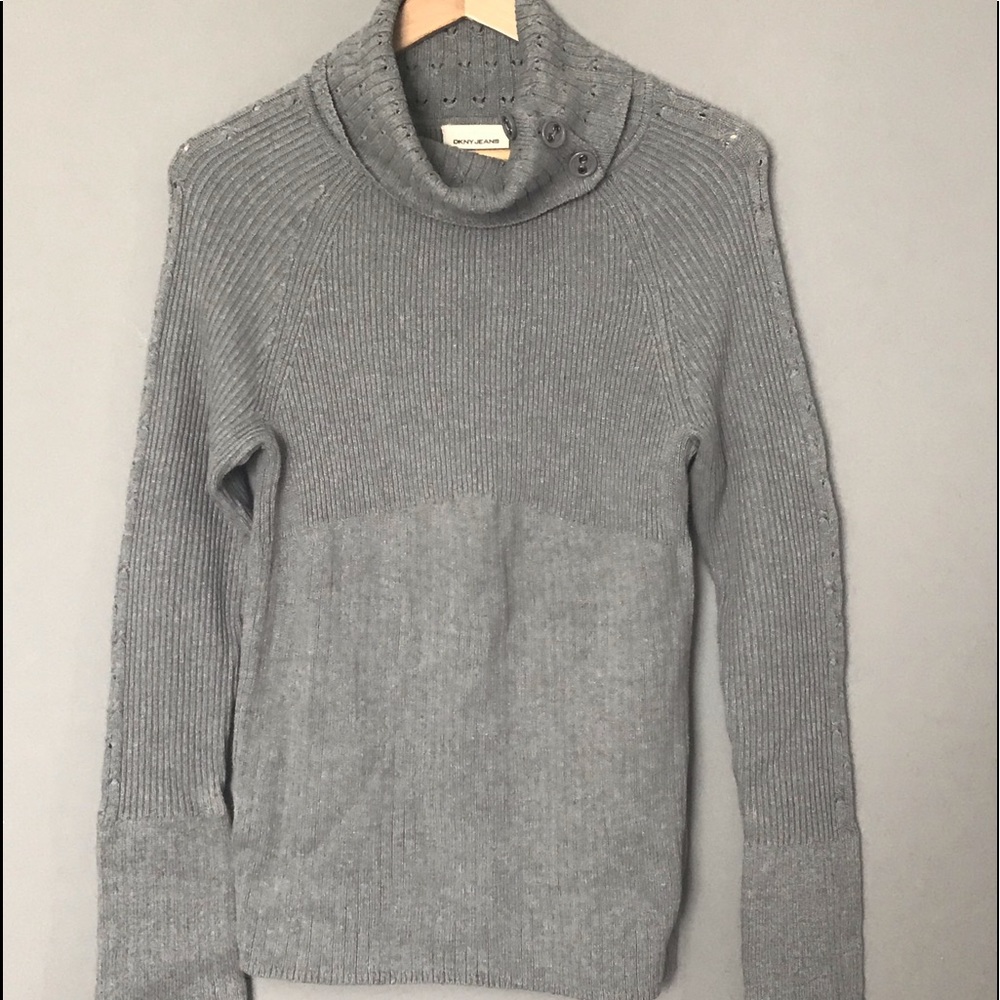 DKNY grey sweater dress new with tags size L